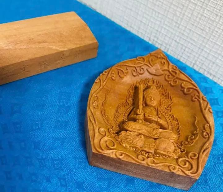 白檀守護本尊般若心経御守 （文殊菩薩（卯））