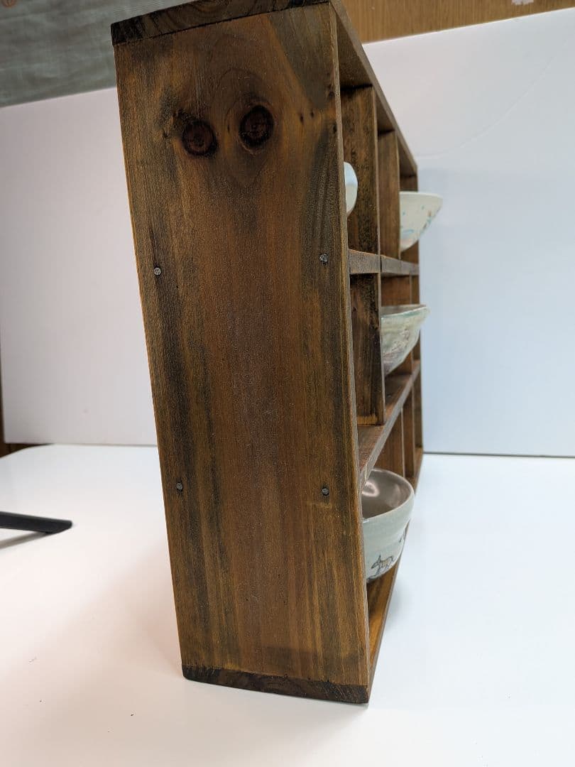 【 茶道具 】 抹茶茶碗／お猪口／急須／小鉢／木製ディスプレイ棚／オブジェ