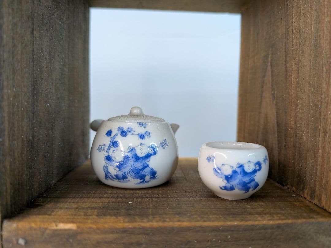 【 茶道具 】 抹茶茶碗／お猪口／急須／小鉢／木製ディスプレイ棚／オブジェ