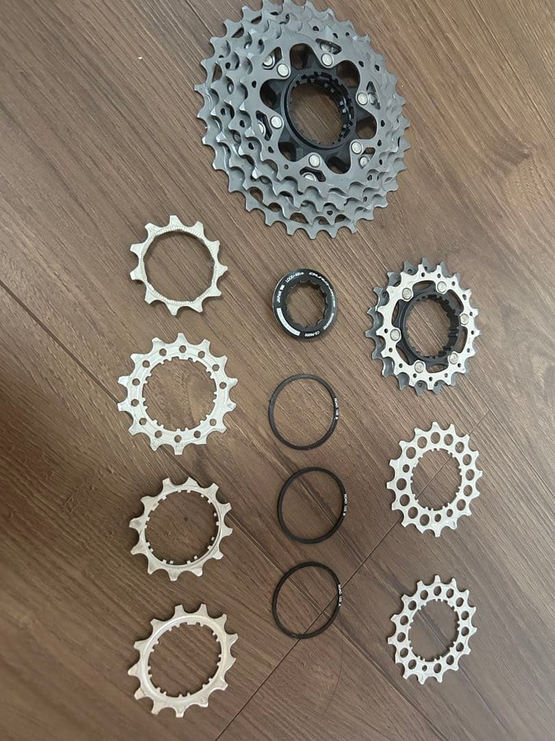 シマノDURAACE CS-R9200 12Sスプロケット 11-30完成車外し