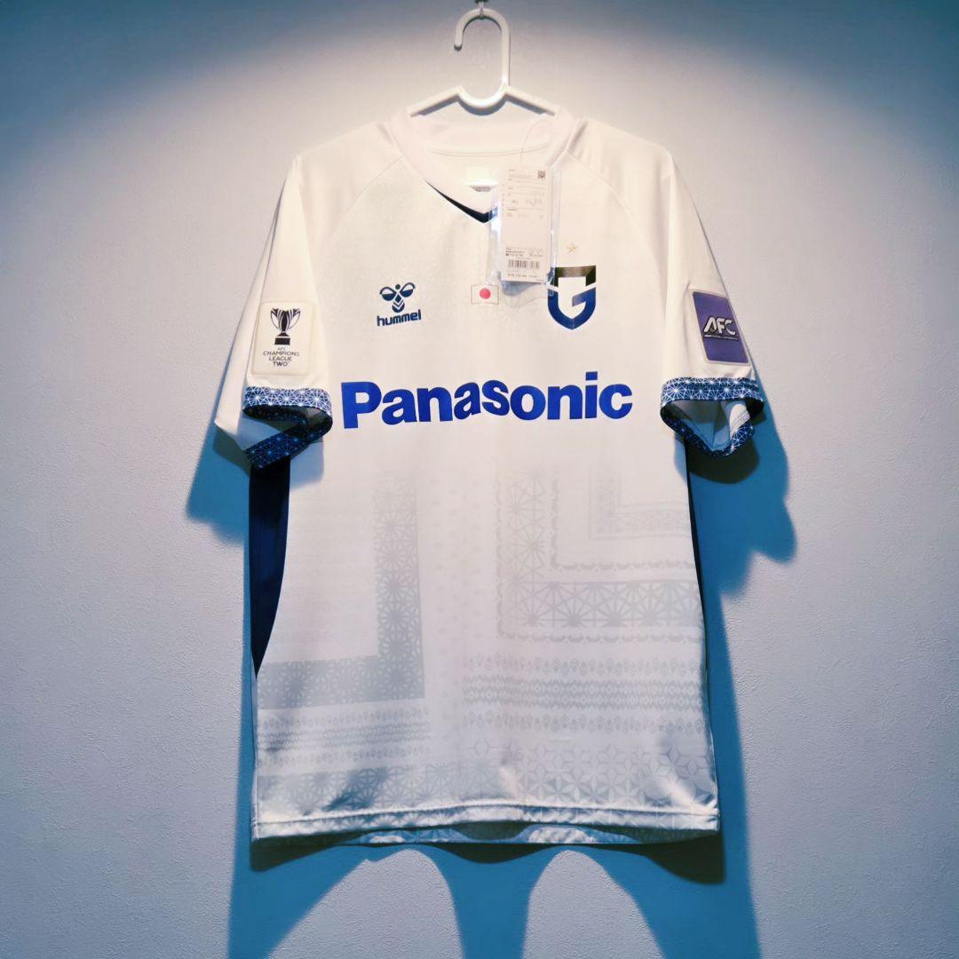 新品未使用タグ付き☆公式完売品☆ガンバ大阪☆ACL2☆アウェイ☆ヒュメット☆２３