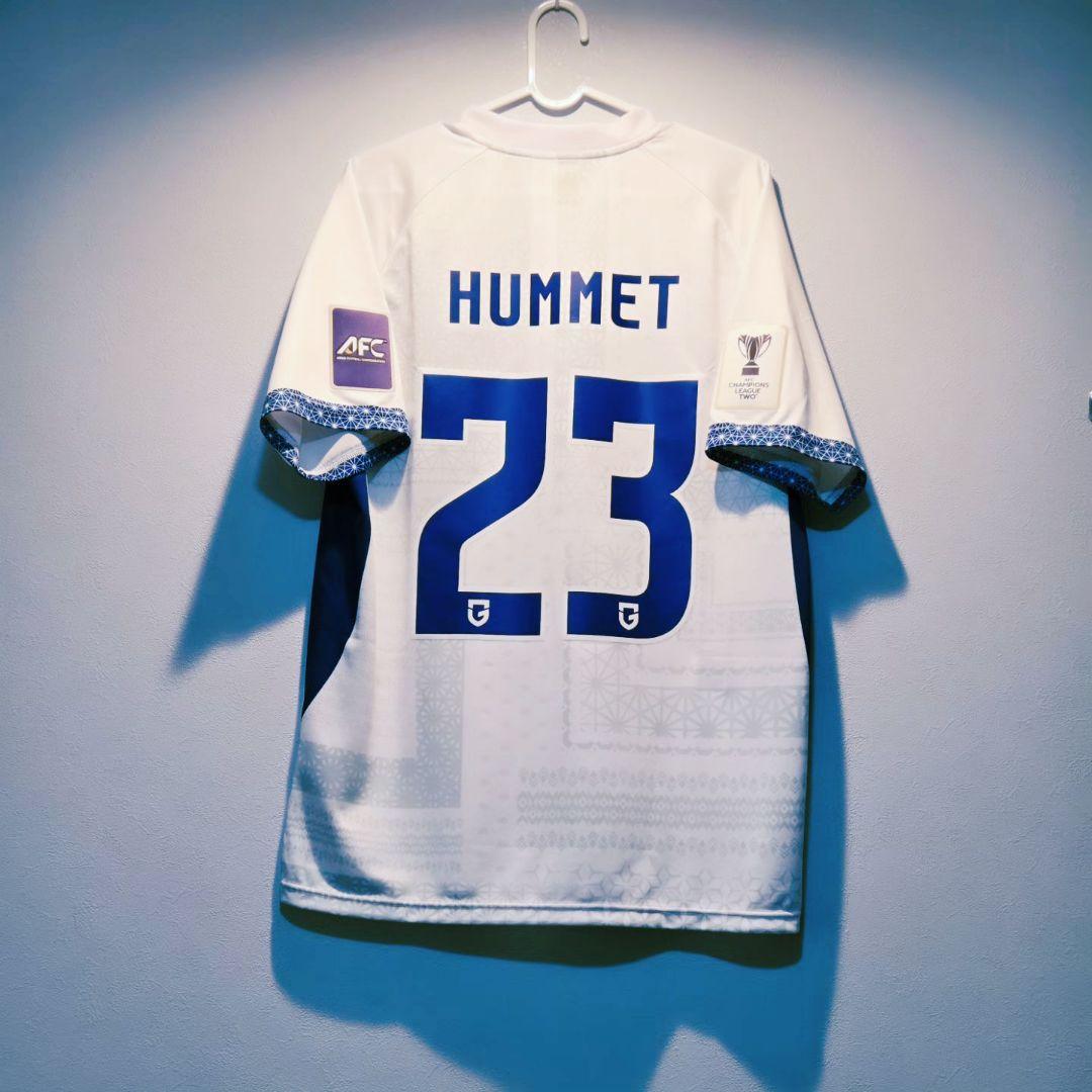 新品未使用タグ付き☆公式完売品☆ガンバ大阪☆ACL2☆アウェイ☆ヒュメット☆２３