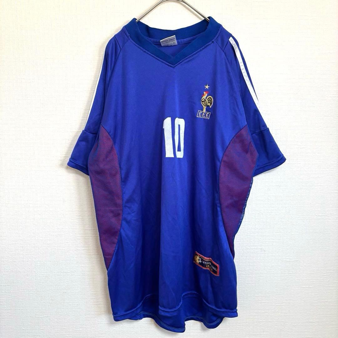 希少✨フランス代表ジダンユニフォーム　トレーニングウェア ジダン　速乾　メッシュ