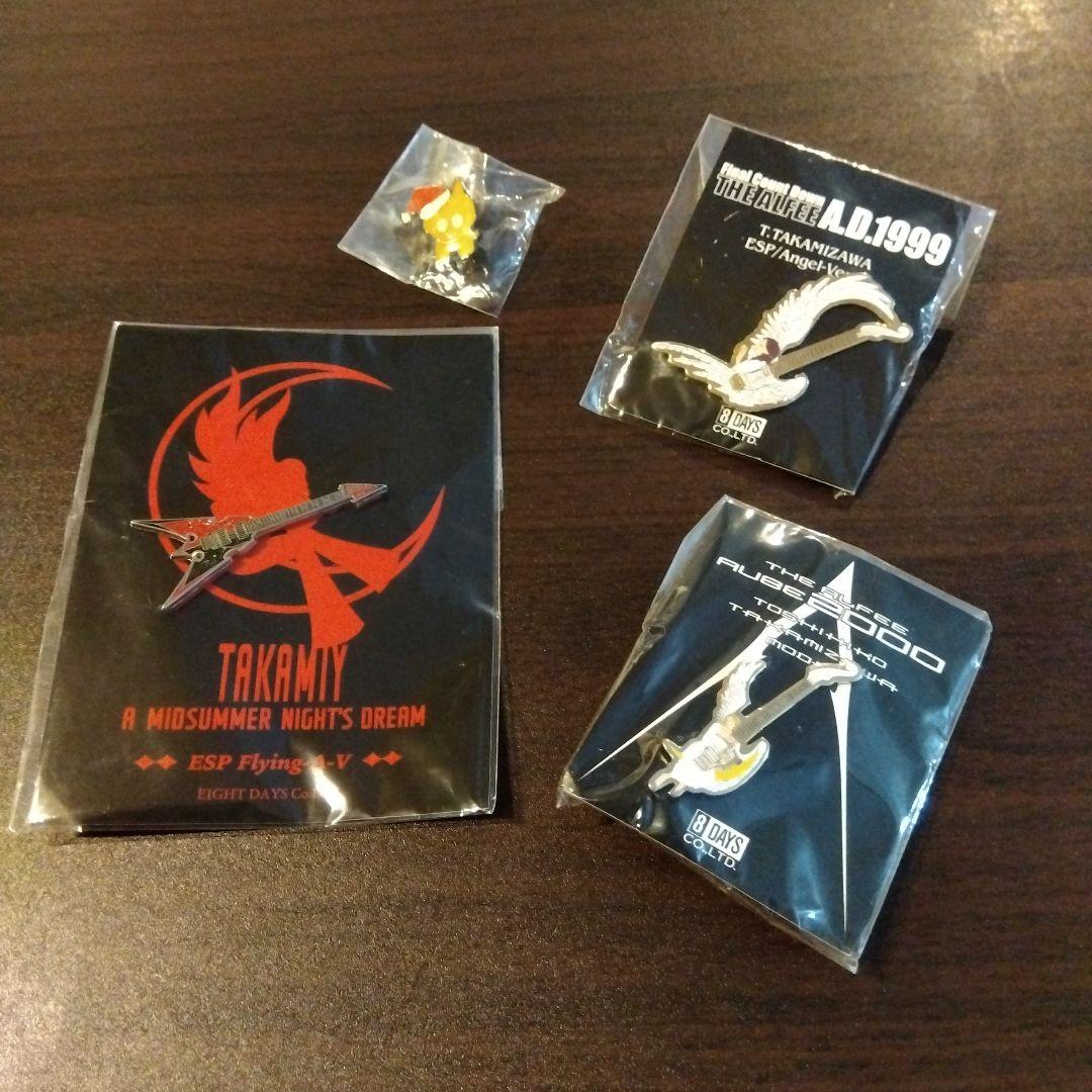 THE ALFEE 高見沢 ギター ピンバッジ セット
