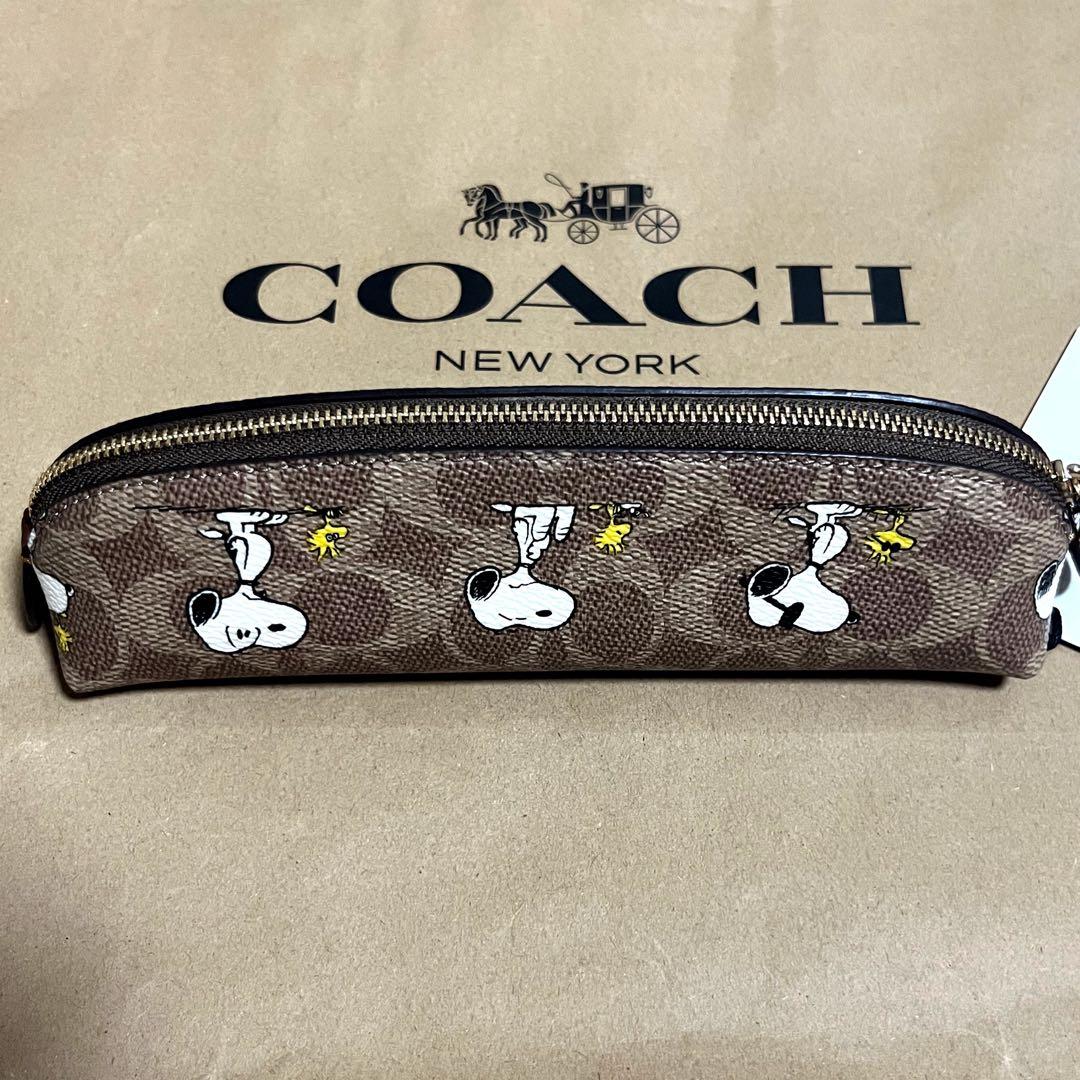 【新品未使用】COACH スヌーピー ペンケース