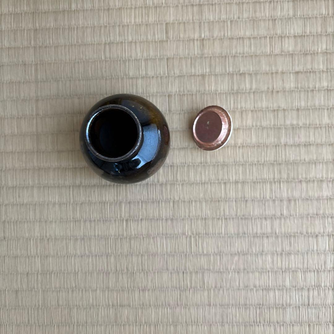 茶道具　茶入　唐津　丸壺　江口宗山