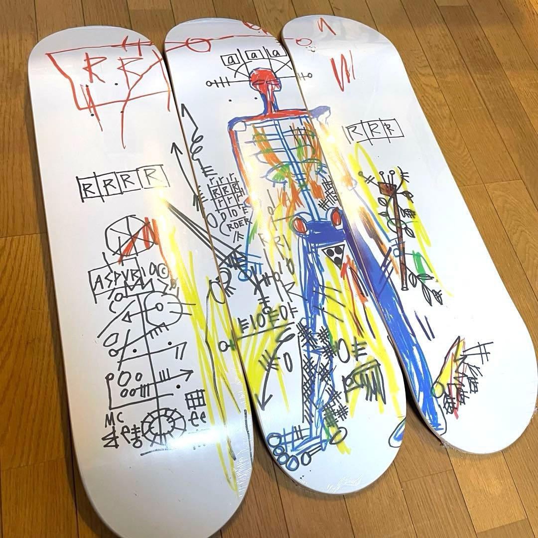 スケボーデッキ　ジャン＝ミシェル・バスキア　バスキア　スケートボードデッキ　レア