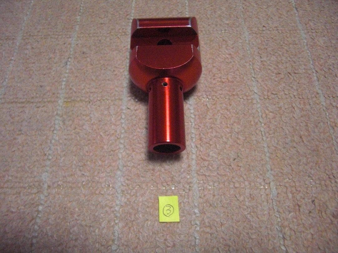 銭屋アルミ石突・ダイワ用・赤色（その③）・（巨鯉・大鯉・野鯉・石鯛用）