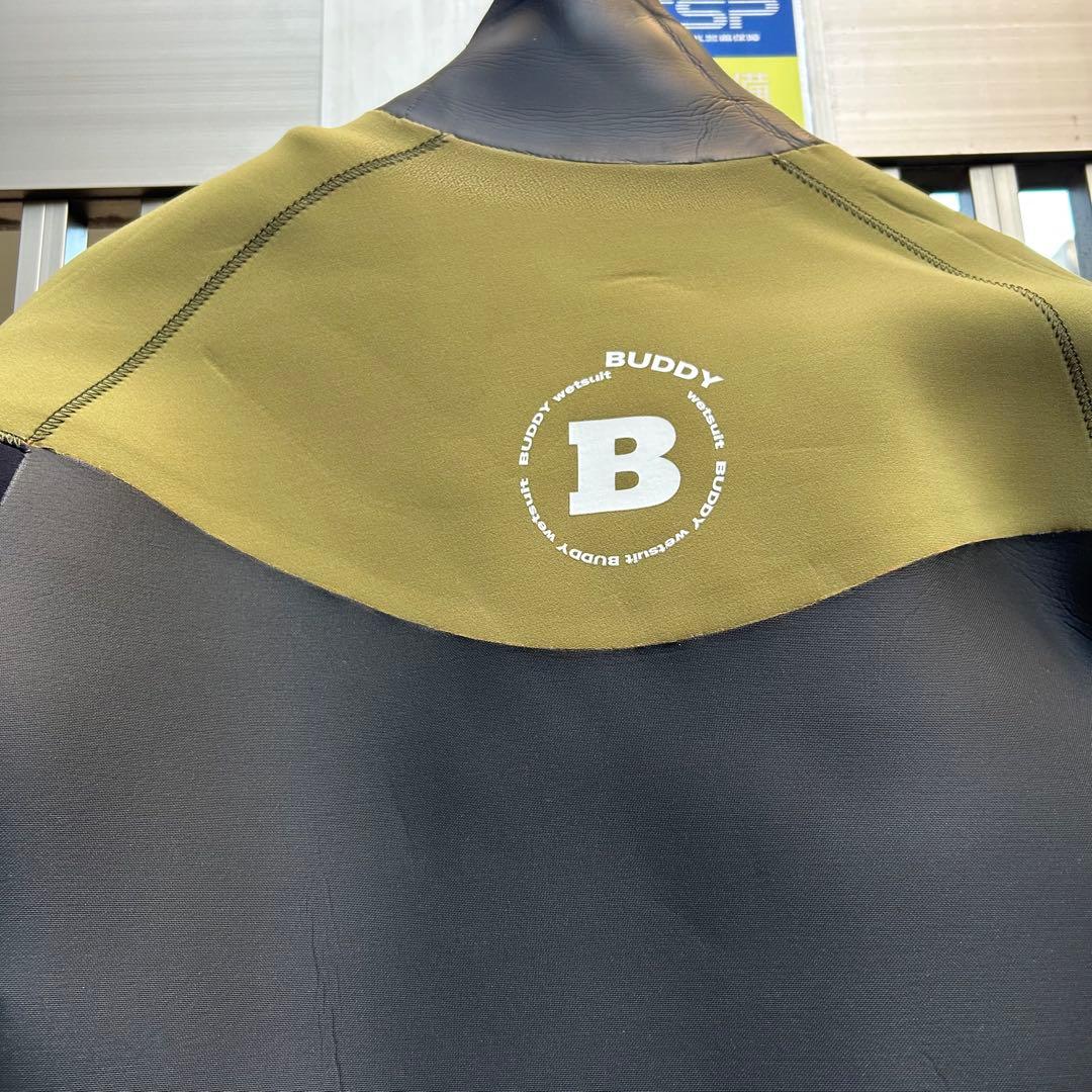 buddyウェットスーツ セミドライスーツ ブラック/オリーブ