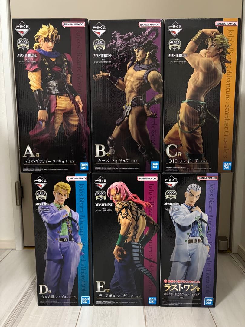 一番くじ　ジョジョ　EVIL PARTY 6体セット