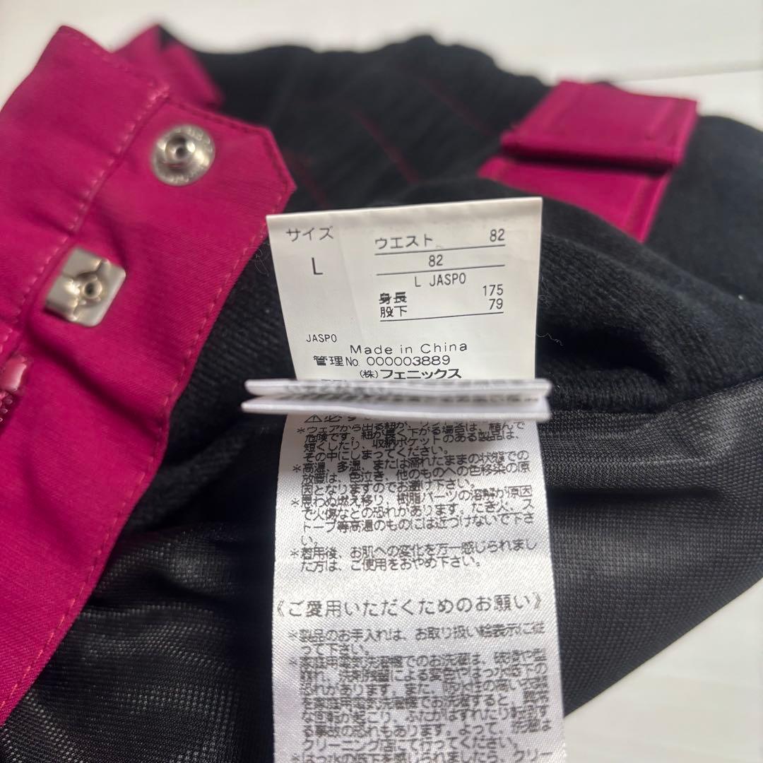 【訳あり】 phenix フェニックス メンズスキーウェア上下 L パープル