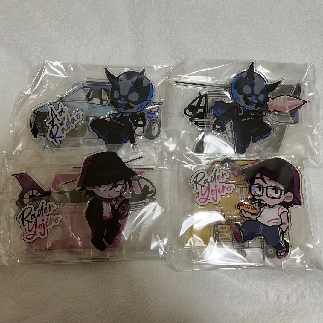 【新品】青井らだお　レダーヨージロー ジオラマアクリルスタンド 4点セット