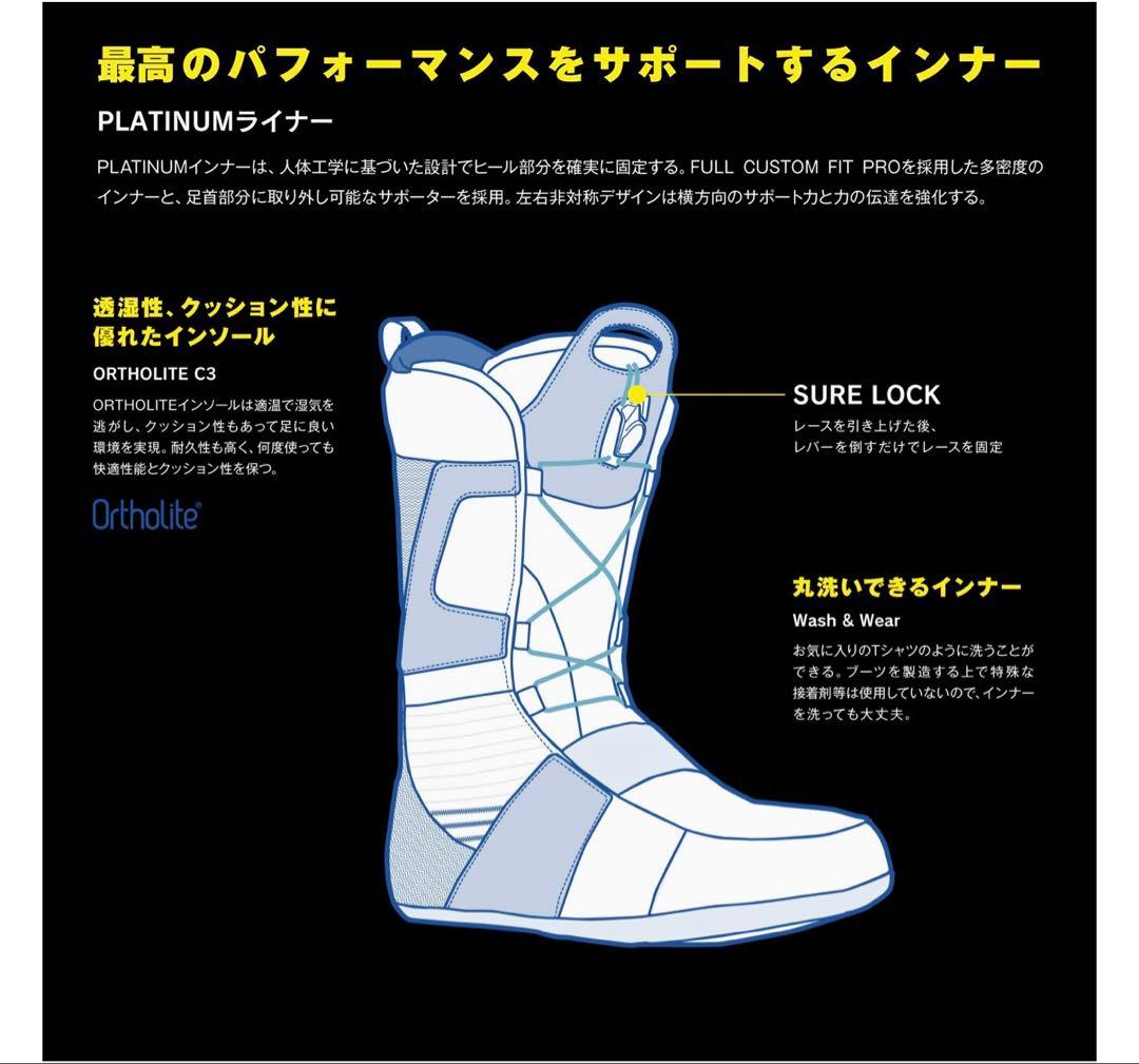 SALOMON スノーボード ブーツ SYNAPSE WIDE JP 27cm