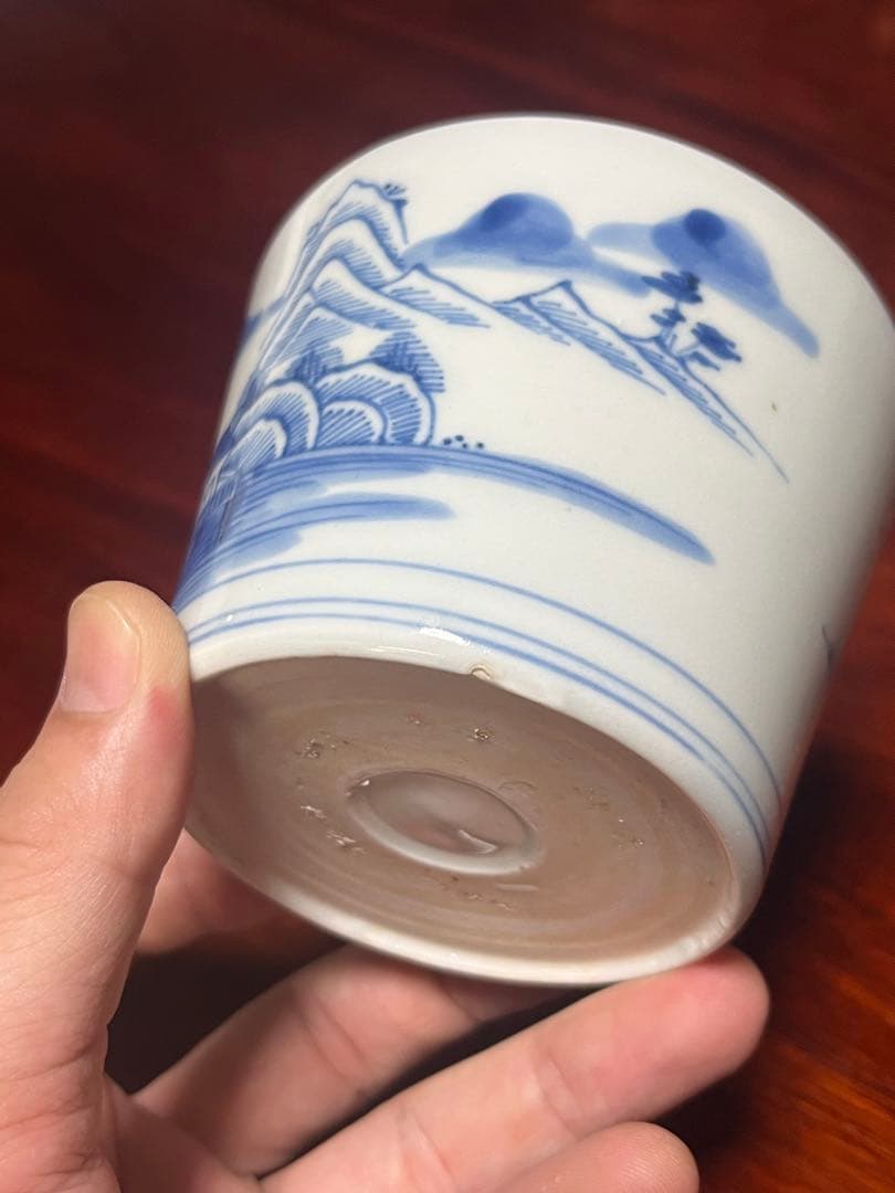 古伊万里　蕎麦猪口　鍋島　美品　そば猪口　大振　柿右衛門　後期鍋島　今右衛門