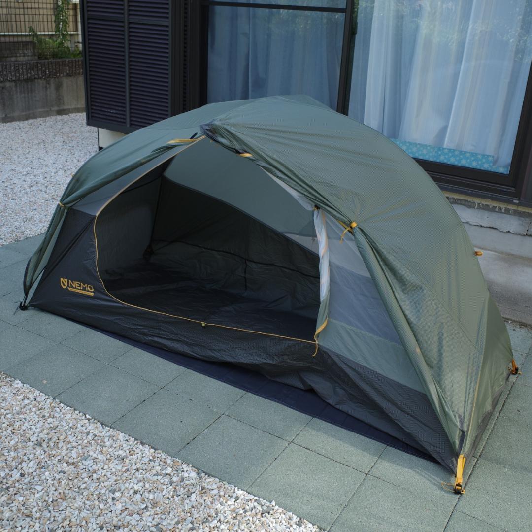 NEMO ドラゴンフライ オズモ バイクパック 1P フットプリント付き