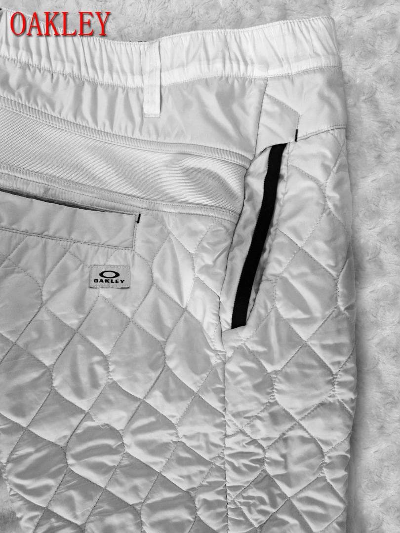 OAKLEY キルティングパンツ L ホワイト