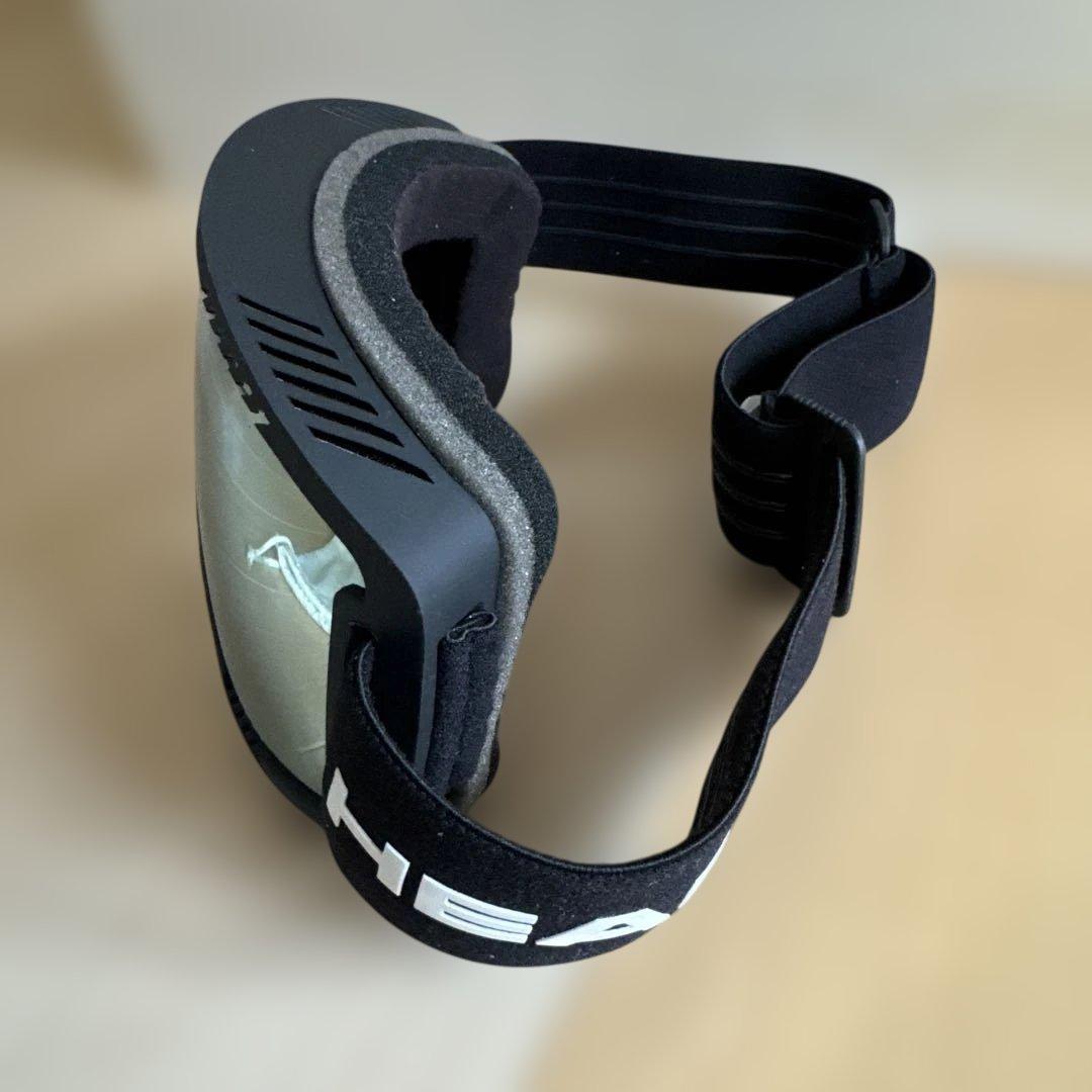 HEAD スキーゴーグル　CONTEX. AF gold/black