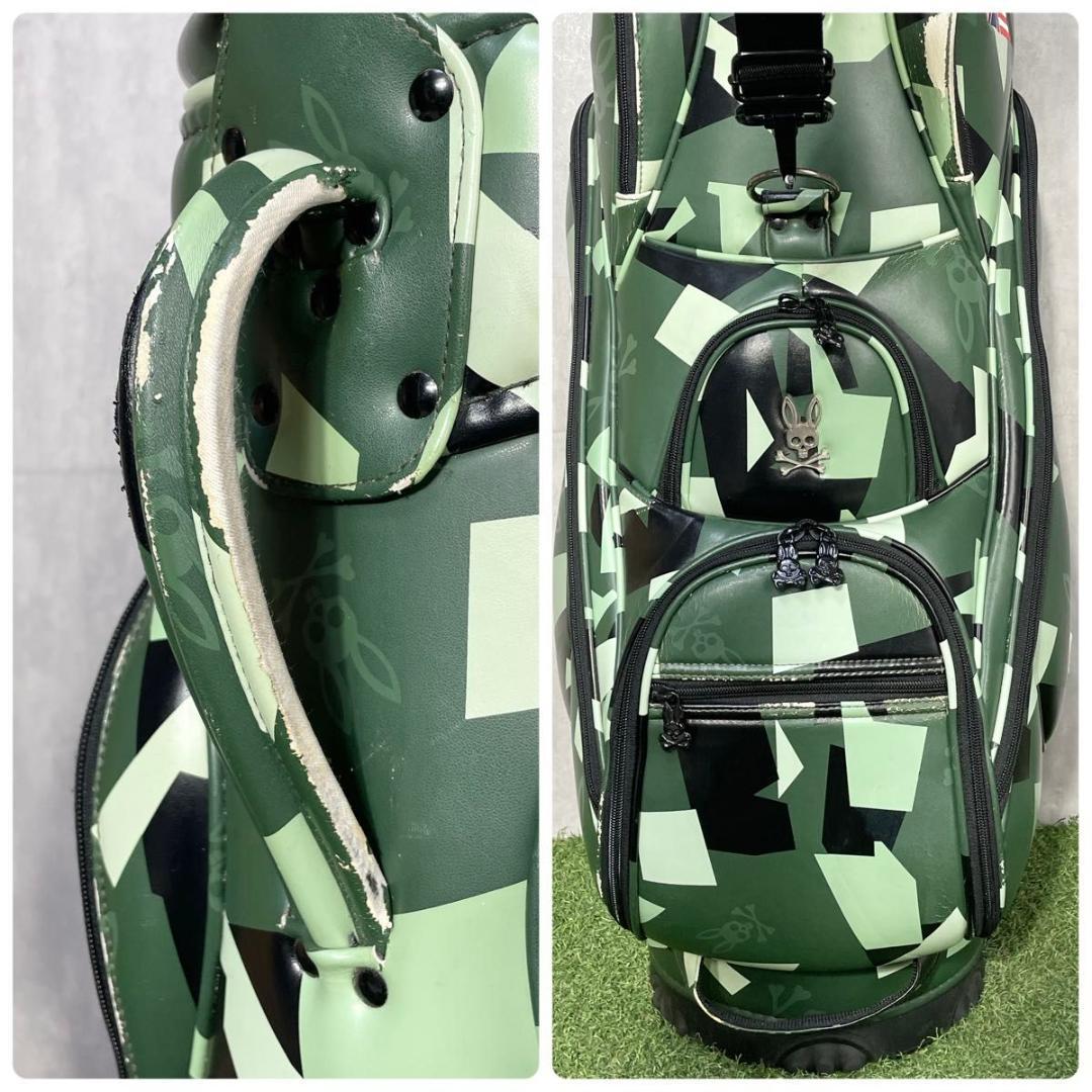 Psycho Bunny サイコバニー キャディバッグ ゴルフバッグ カモフラ柄