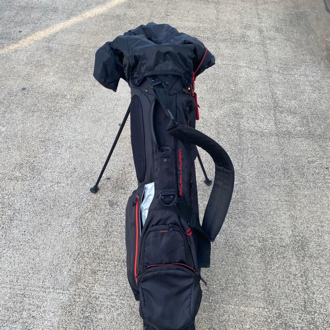 FLX スタンド式キャディバッグ ブラック/レッド