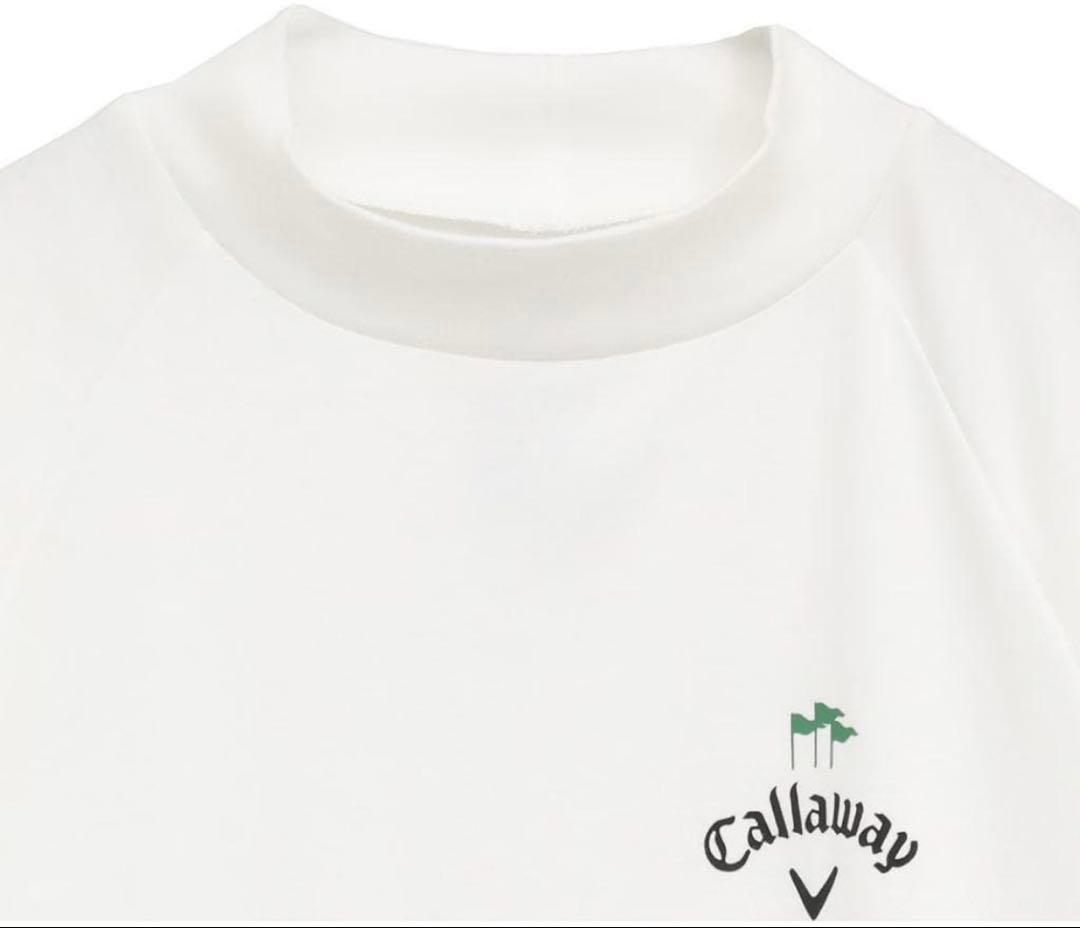 【限定コラボ】キャロウェイ×クラブハウス モックネックシャツ2025 M 白