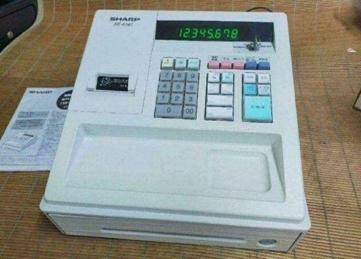 シャープレジスター　XE-A147　PC連携売上管理フル設定無料　300300