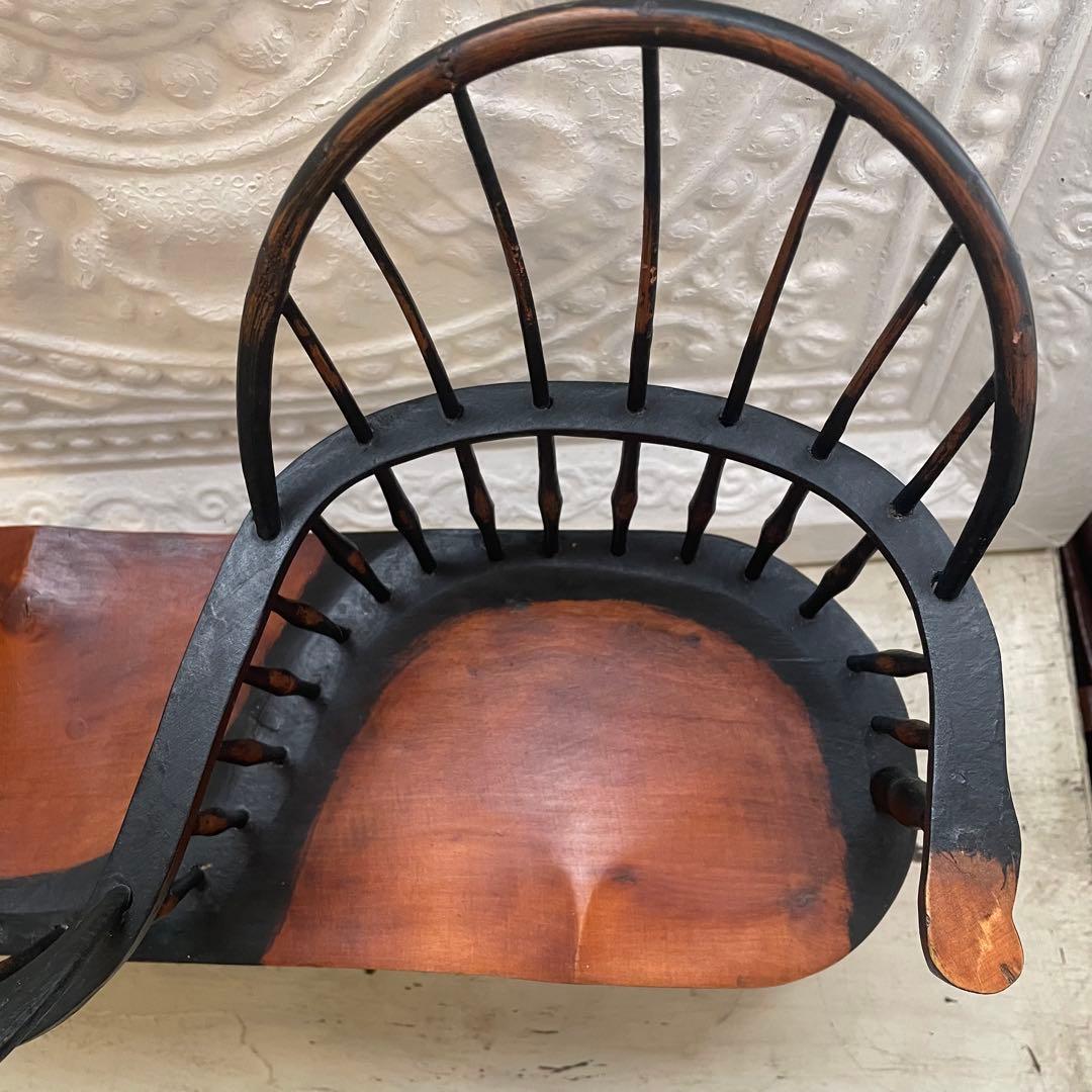 アンティーク♪ドール用♪ウィンザーチェアー