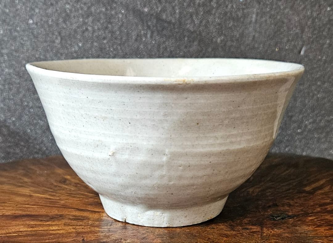 【李朝コレクター放出品❗】李氏朝鮮時代　朝鮮古陶磁器　李朝白磁　茶碗　茶道具茶器