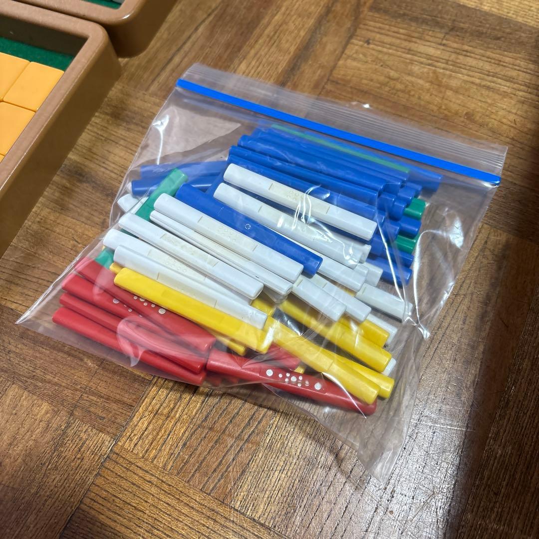 全自動麻雀卓】　アモス　プレジャー　点数枠　点棒　牌　グレー