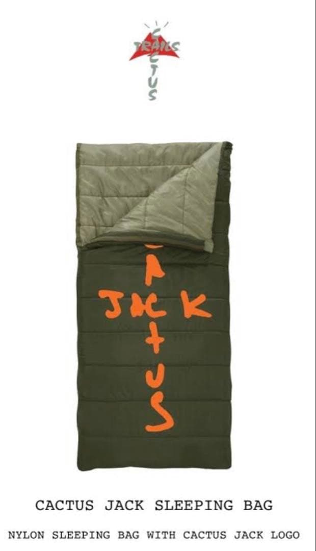 Travis Scott CACTUS JACK 寝袋　新品未使用