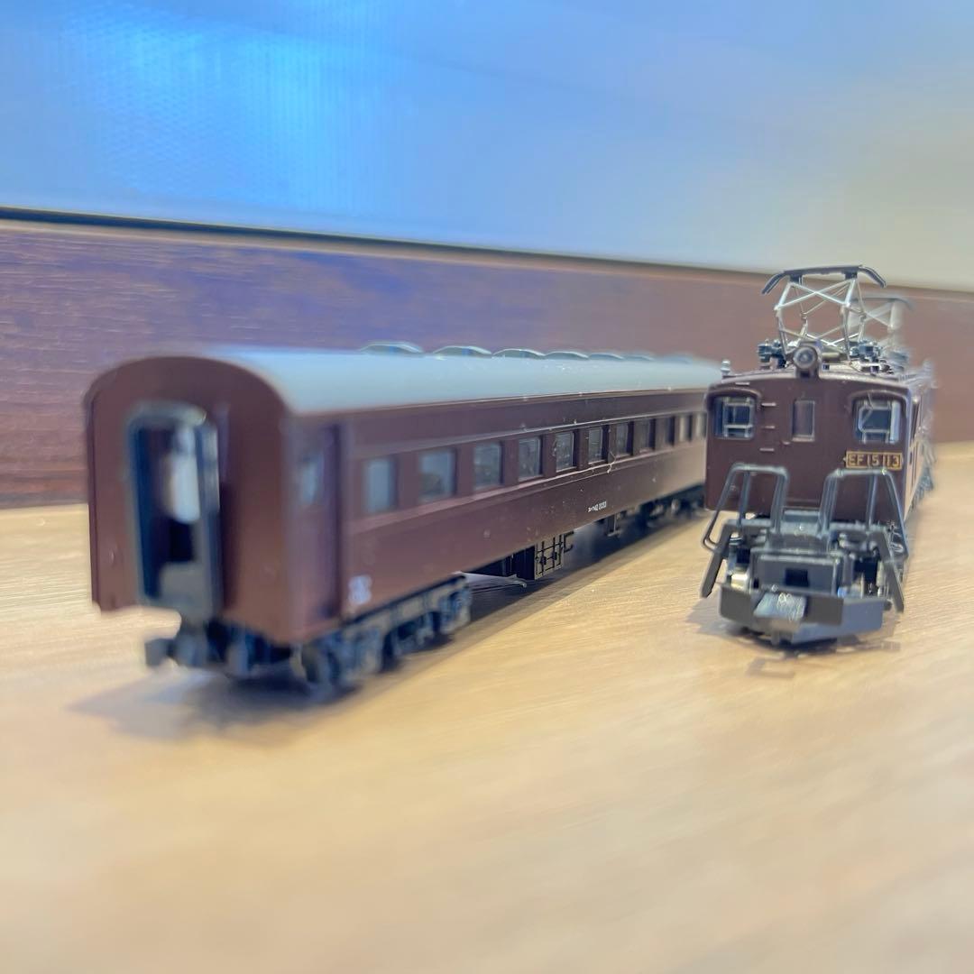 KATO Nゲージ EF15 客車3輌 セット 状態良 ケースに傷有り