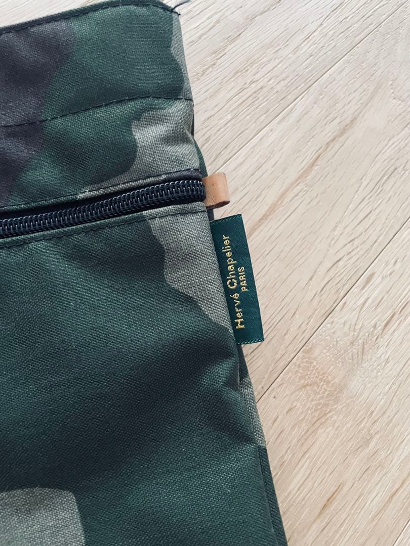 エルベシャプリエ カモフラ トラベルバッグXL　コーデュラナイロン仕様　廃盤