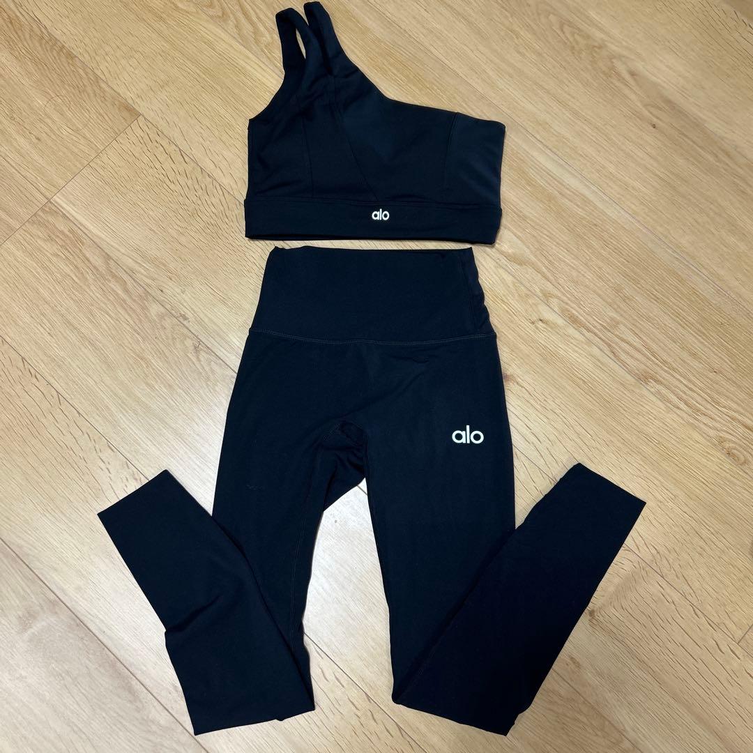 aloヨガ　アロヨガ　セットアップ　S