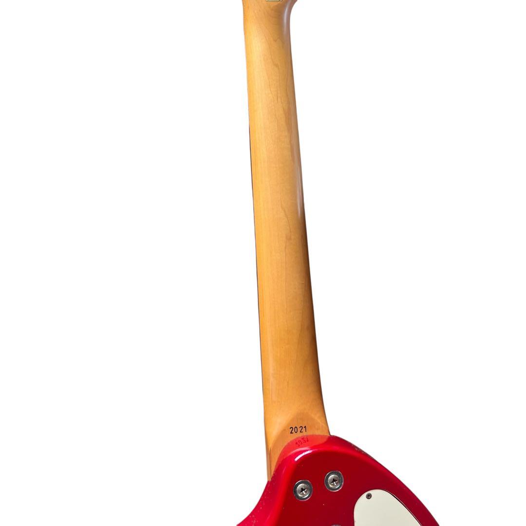 【メ1224-68】FERNANDES エレキギタースピーカー内蔵 レッド 現状