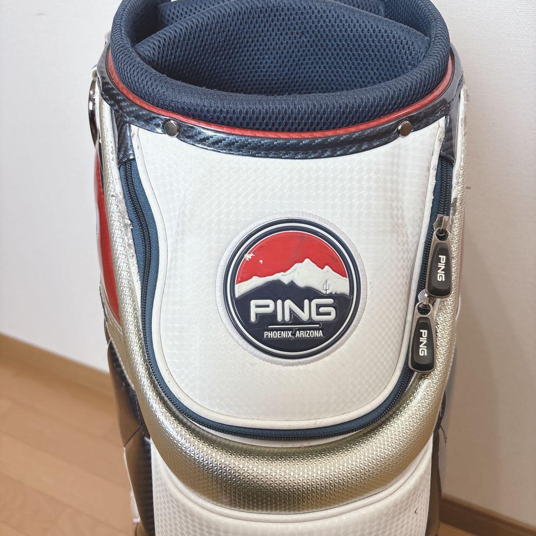 K387 MR.PING キャディバッグ KARSTEN ３点式フード無し