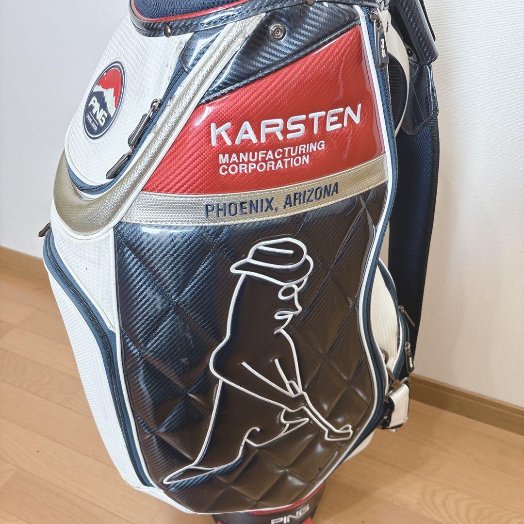 K387 MR.PING キャディバッグ KARSTEN ３点式フード無し