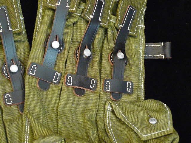 ドイツ軍　MP40マガジンポーチ　OD　S&G複製