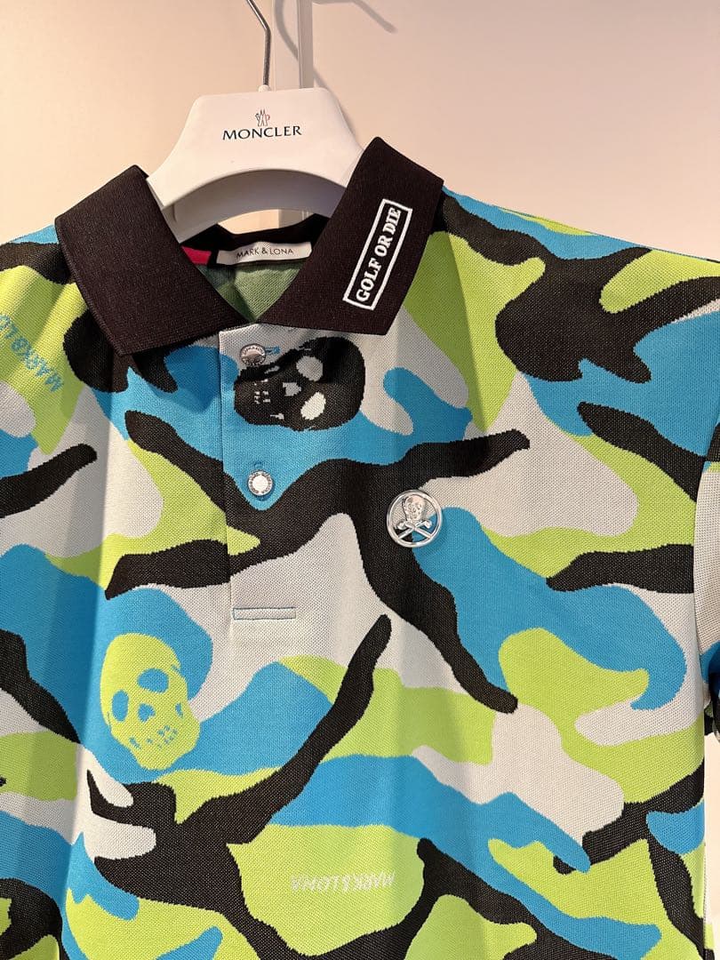 美品 ★ MARK&LONA セットアップ ポロ ショーツ ハーフパンツ