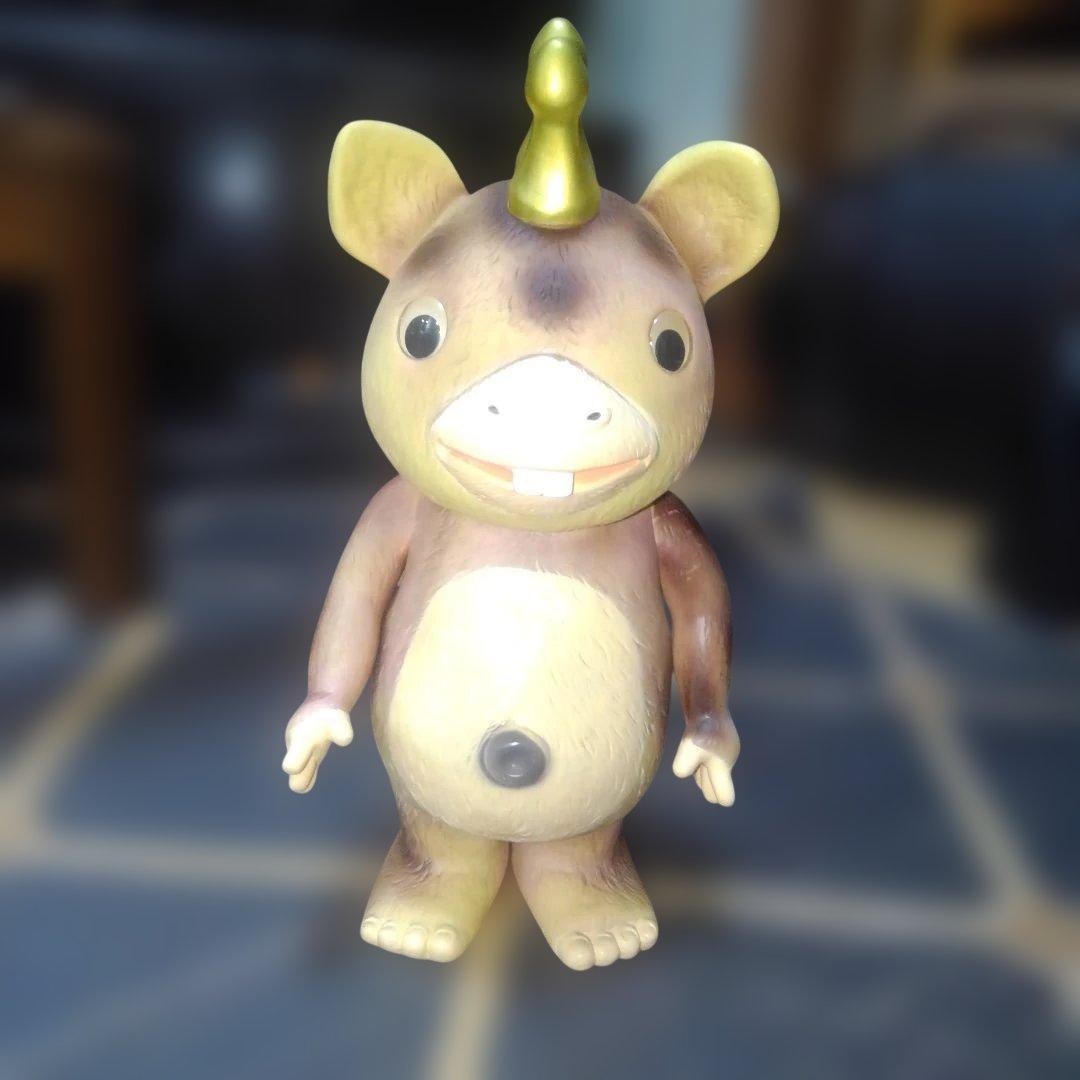 ブースカ　ソフビ　大　イヌクマ　ユーズド