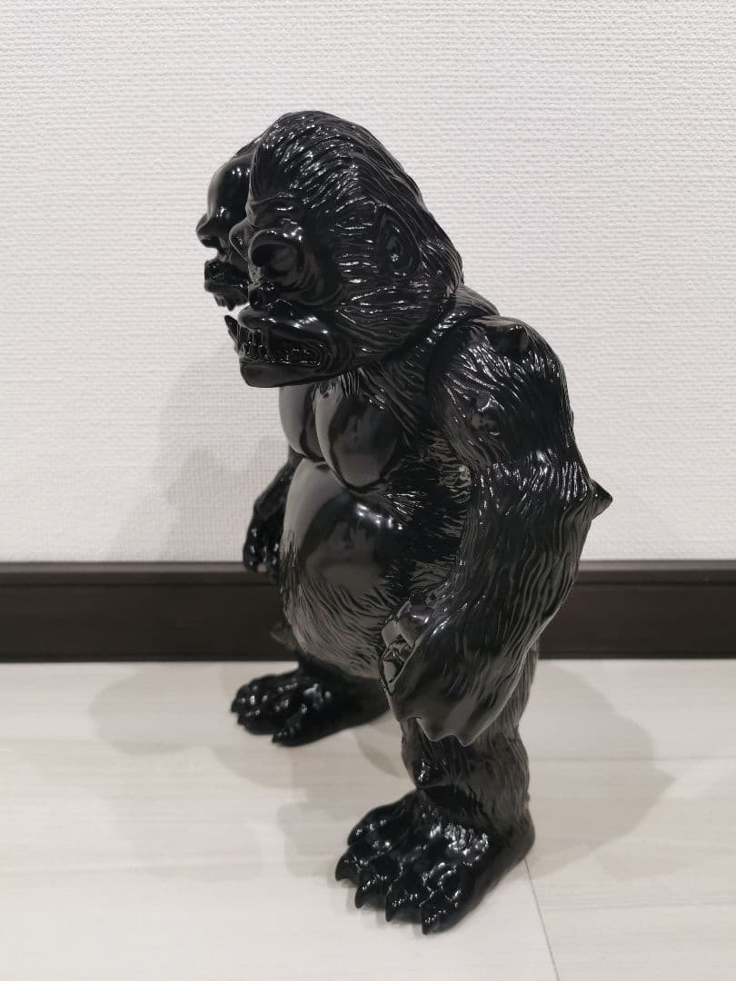 ソフビ Sofubi HxS キングゴリラ獣 黒 30CM