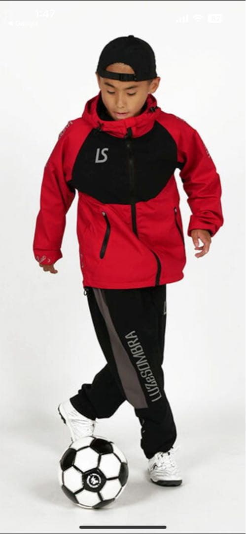 【美品】ルースイソンブラJr.ストレッチタフタメッシュジャケット150㎝