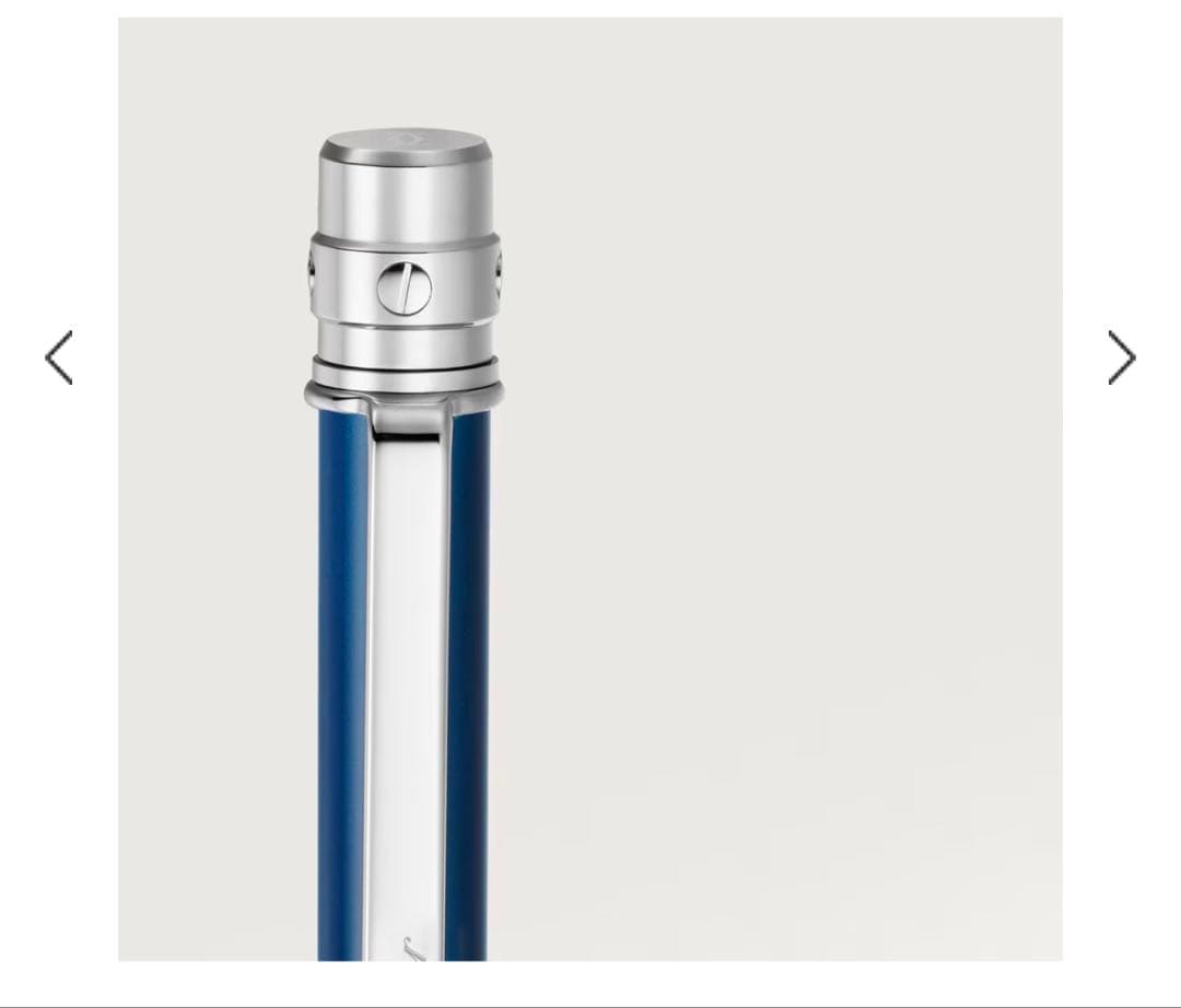 Cartier 青色ボールペン 専用ケース付き