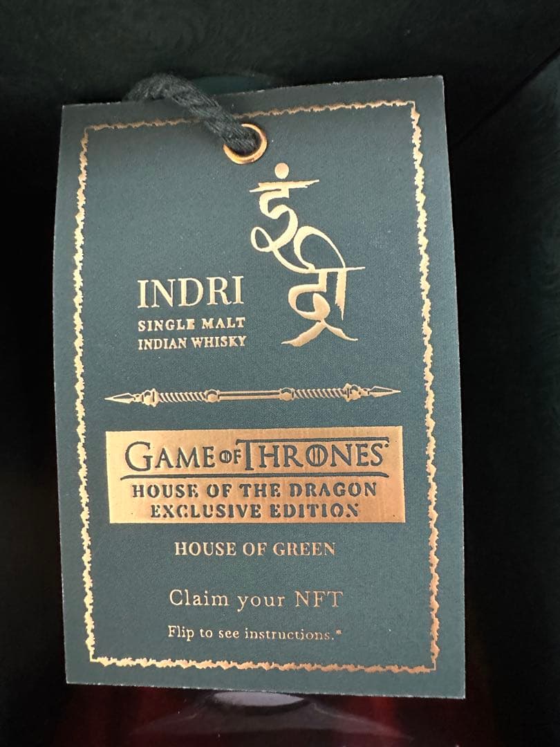 INDRI シングルモルト ウイスキー ゲームオブスローンズ Edition