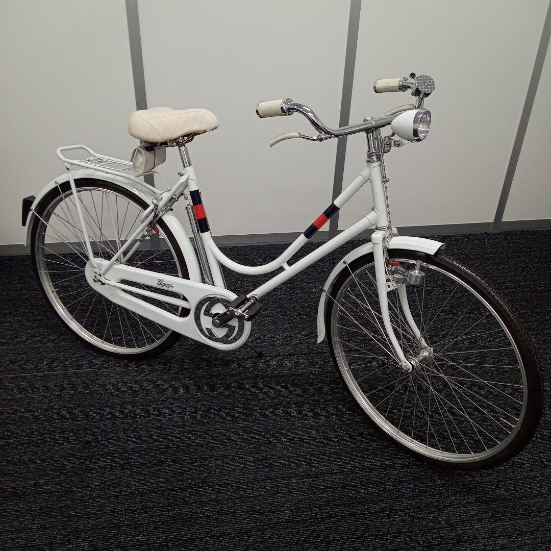 Gucci 自転車 ホワイト レアアイテム