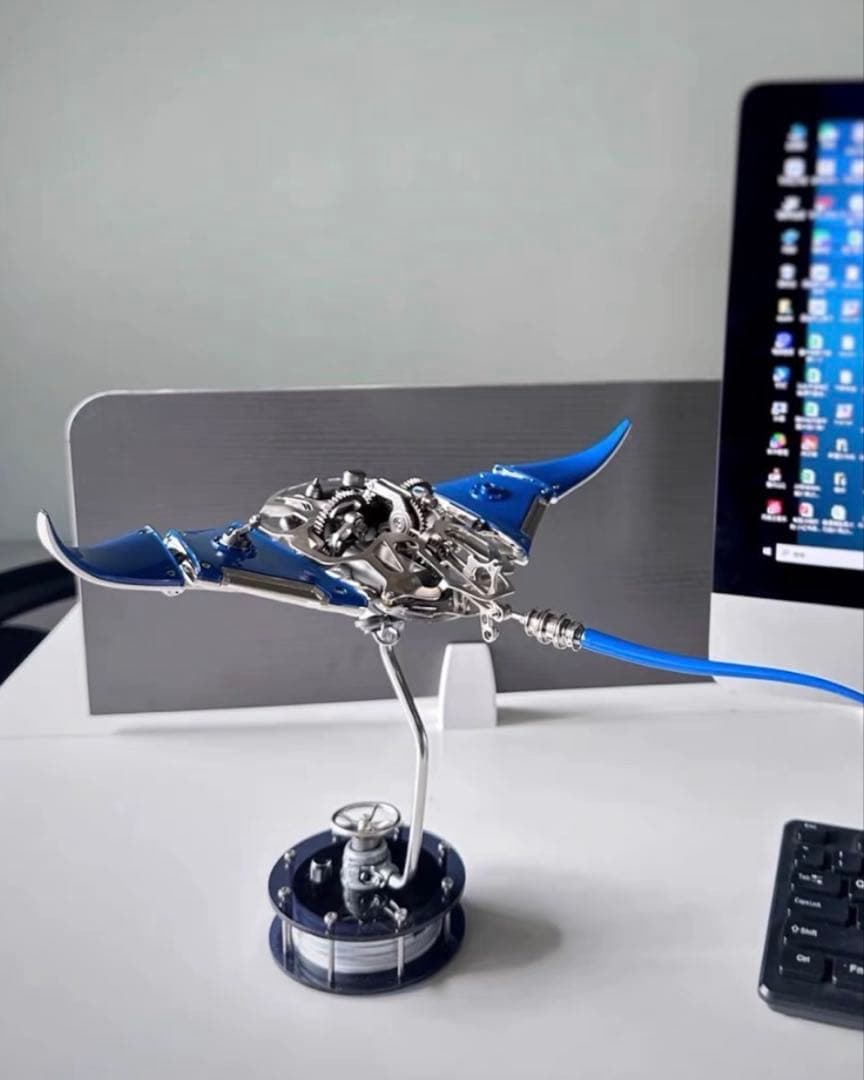 JX極械海神計画 01 3Dメタルパズル メカマンタ ブルー