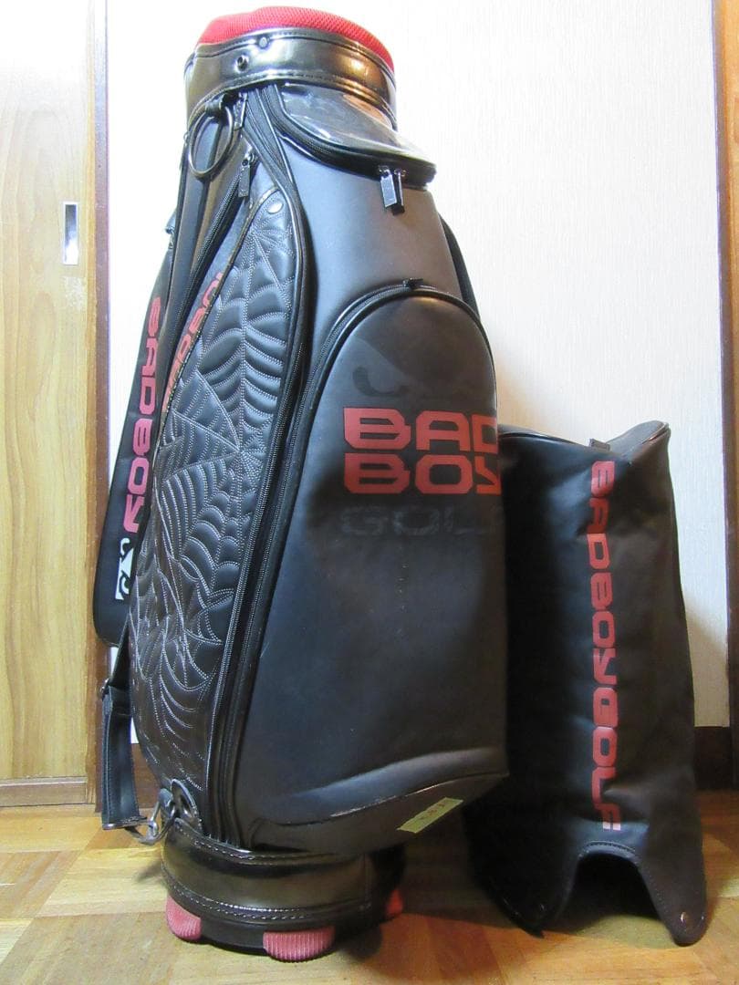★☆★希少★BADBOY GOLF★3点式ゴルフバック★黒★☆★