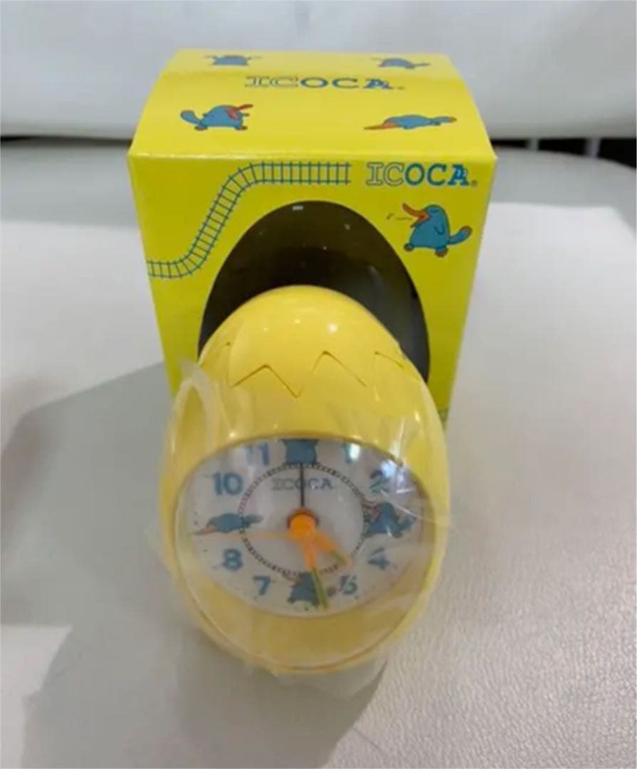 JR西日本　限定非売品　ICOCA イコカ　目覚まし時計　カモノハシ　イコちゃん