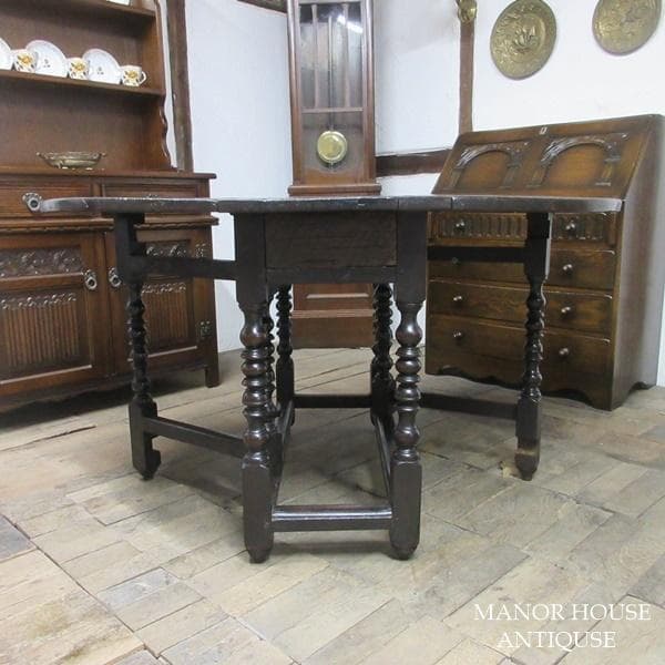 イギリス アンティーク 家具 ゲートレッグテーブル ダイニング 英国 6956c