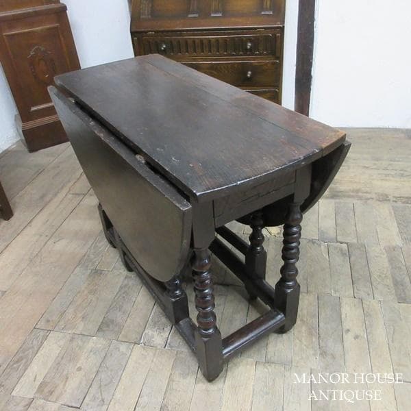 イギリス アンティーク 家具 ゲートレッグテーブル ダイニング 英国 6956c