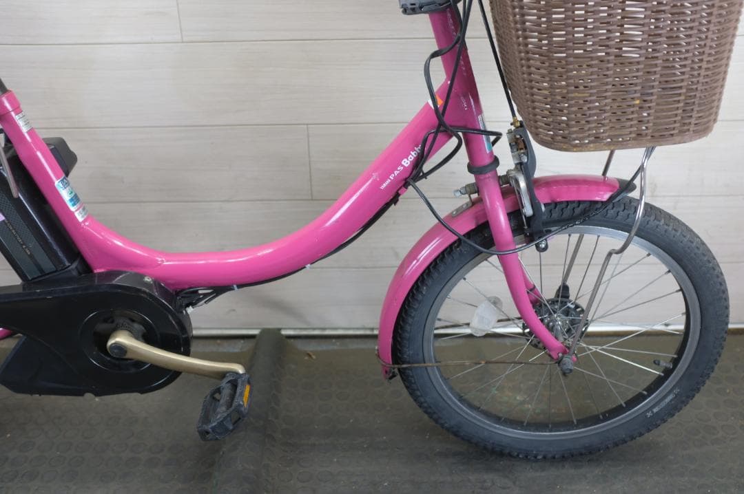 電動自転車ヤマハPAS　Babby20インチ3段　8.7Ah（4点灯）充電器あり