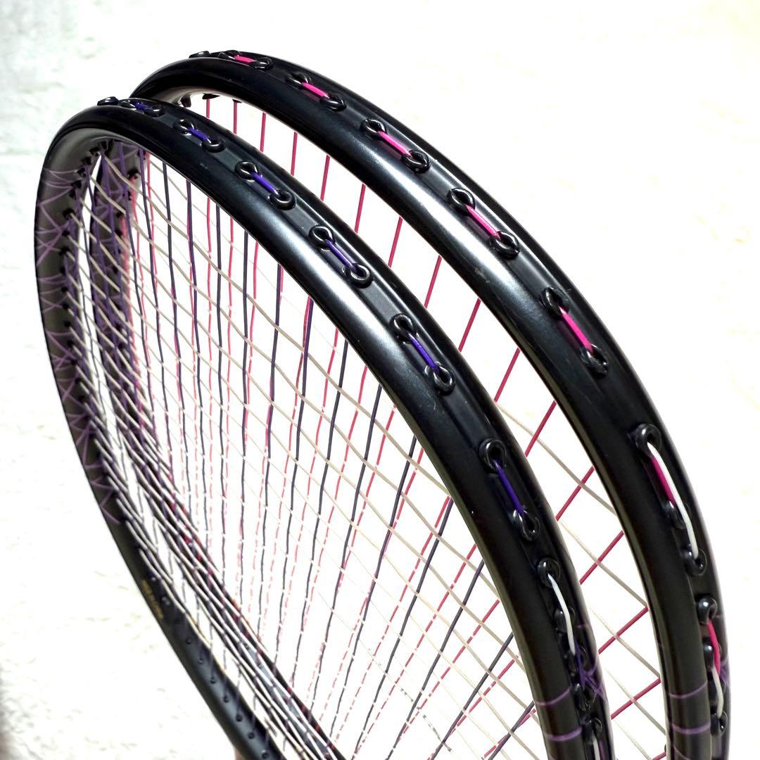 美品 Prince D-TX AXIS バドミントンラケット 2本4U G6